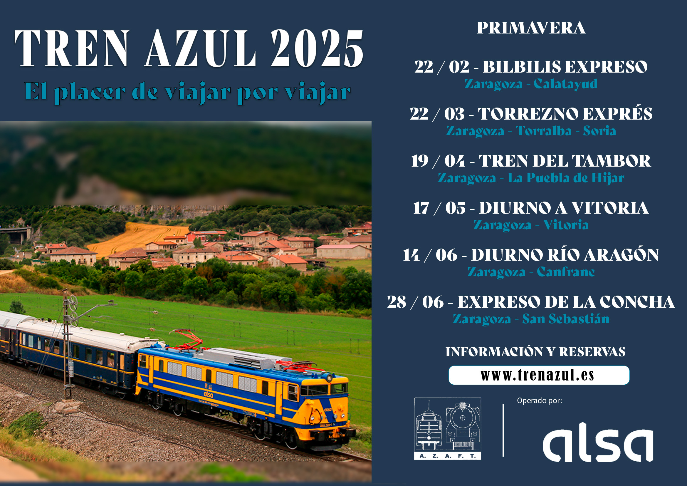 TREN AZUL 2025